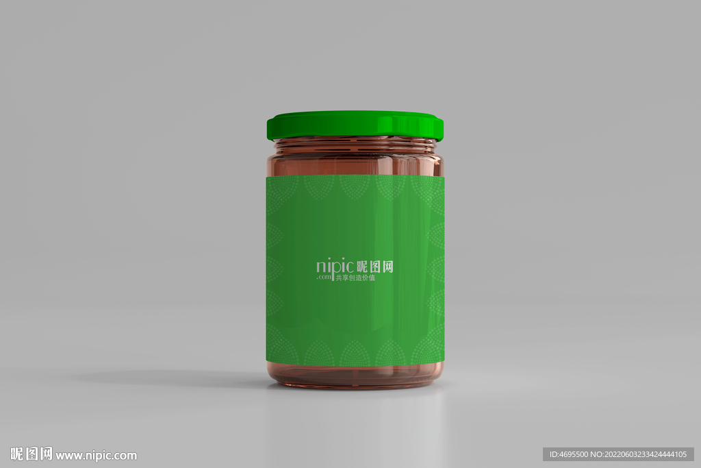 水果罐头包装瓶样机