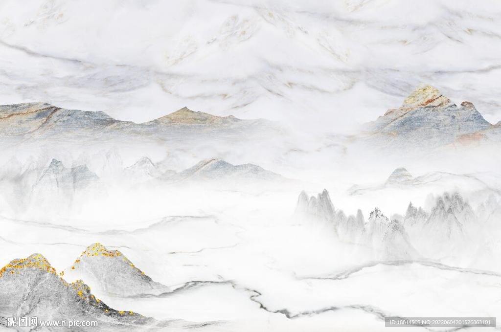 山水背景墙