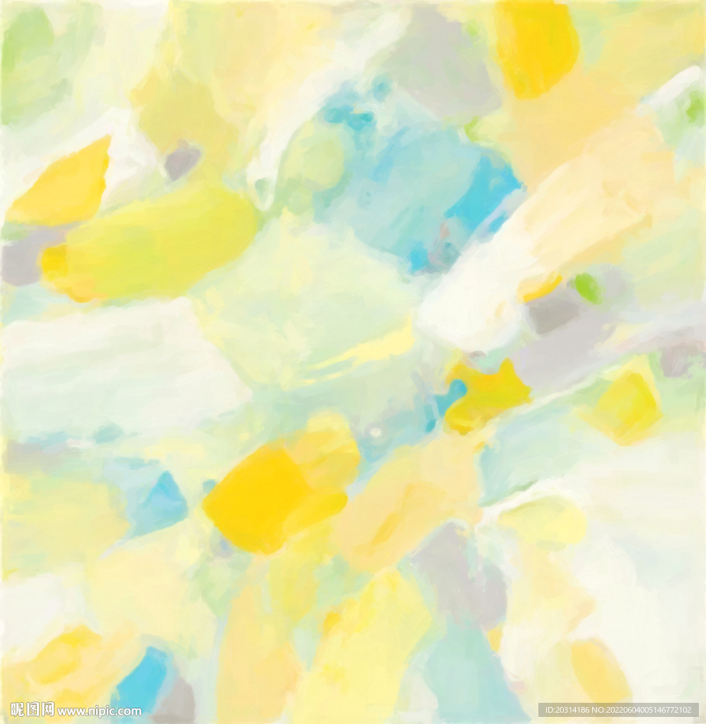 色块抽象艺术壁画