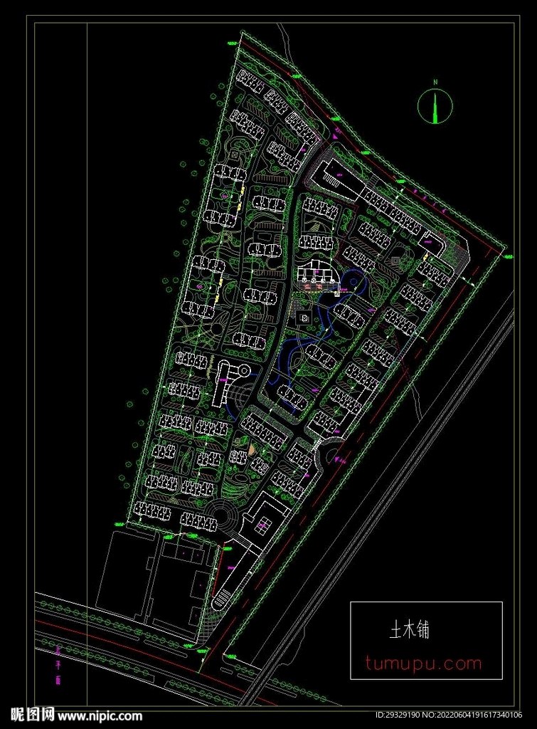 某居住小区总图