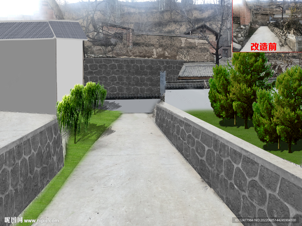 乡村节点 效果图  农村节点 