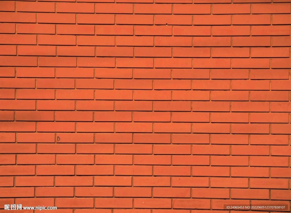 橘红色砖墙纹理