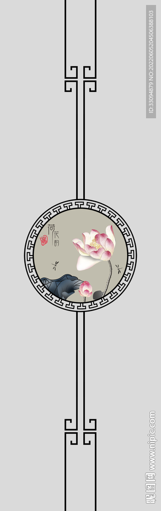 高清分层透明底平开门打印图