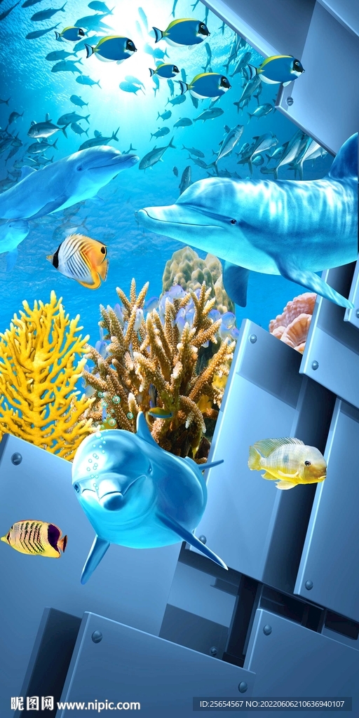 科技海底3D玄关