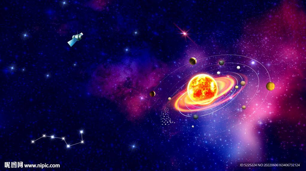 星空婚礼背景