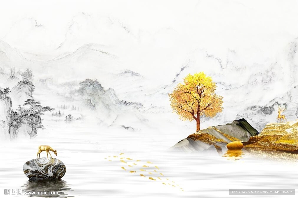 简约现代背景墙