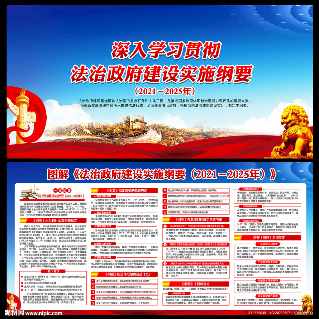 图解法治政府建设实施纲要