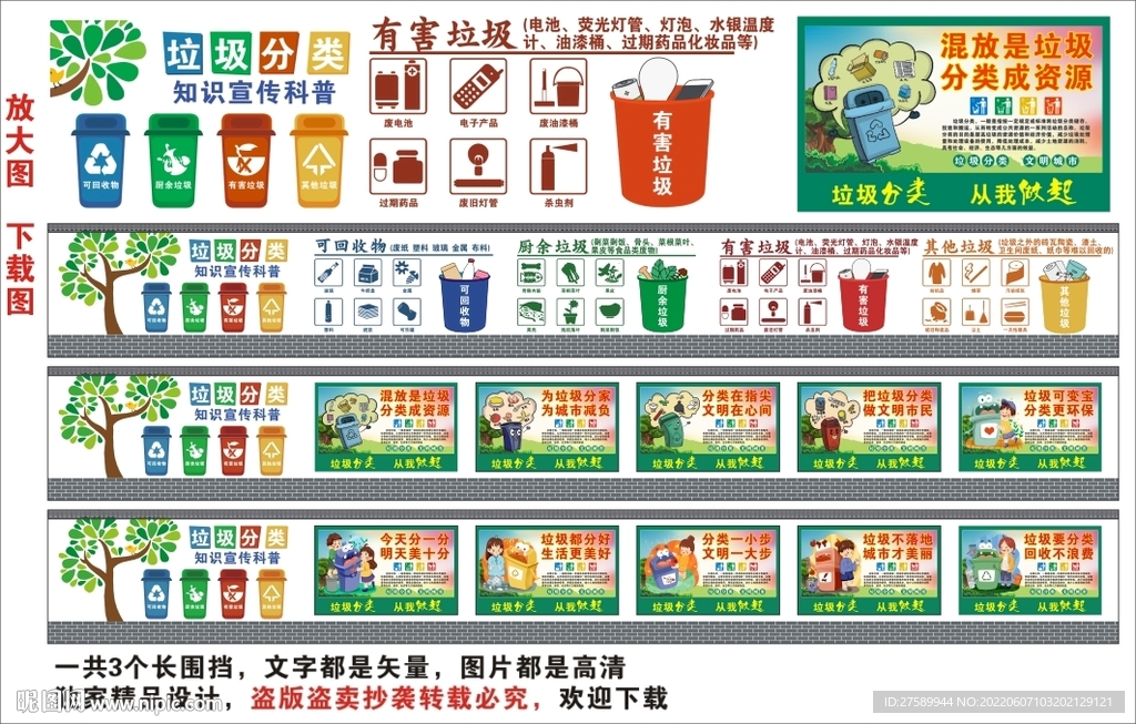 垃圾分类围挡