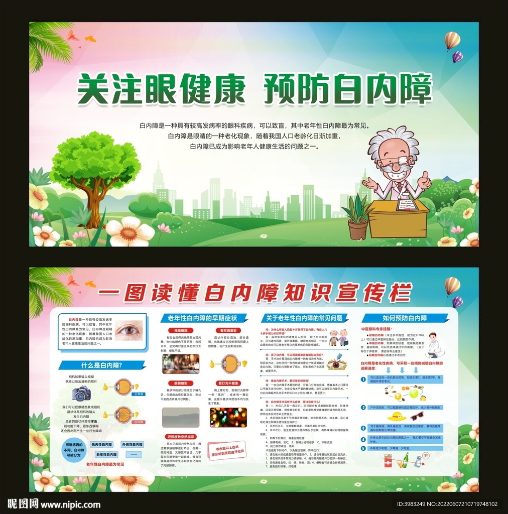 白内障宣传栏