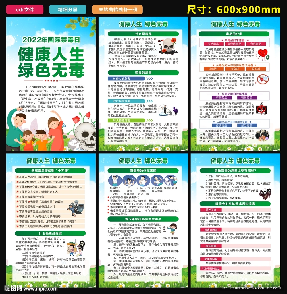 国际禁毒日海报