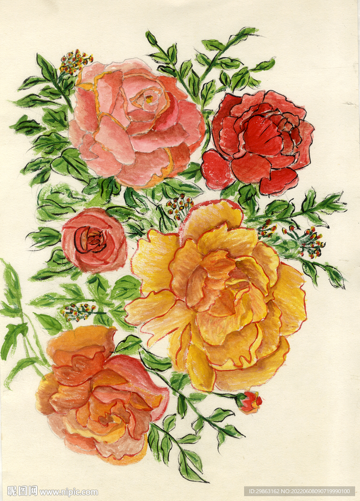 花