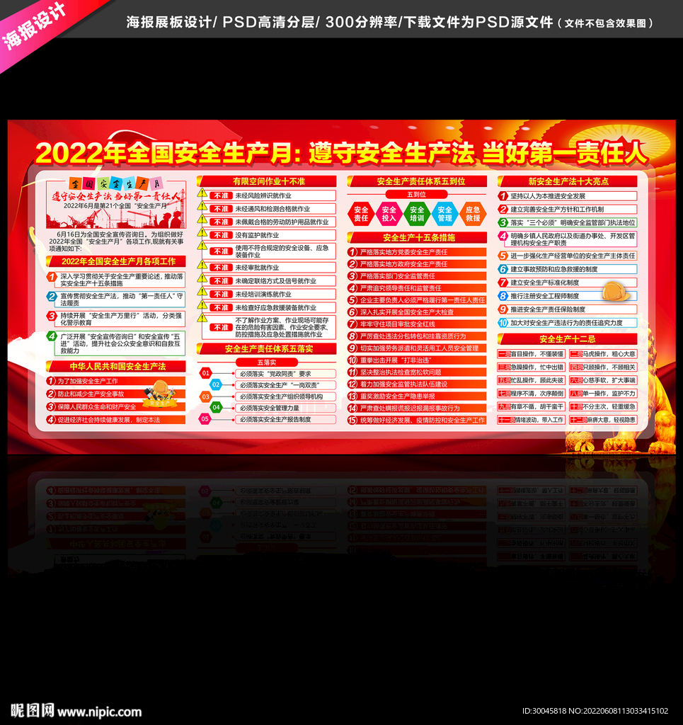 安全生产月主题