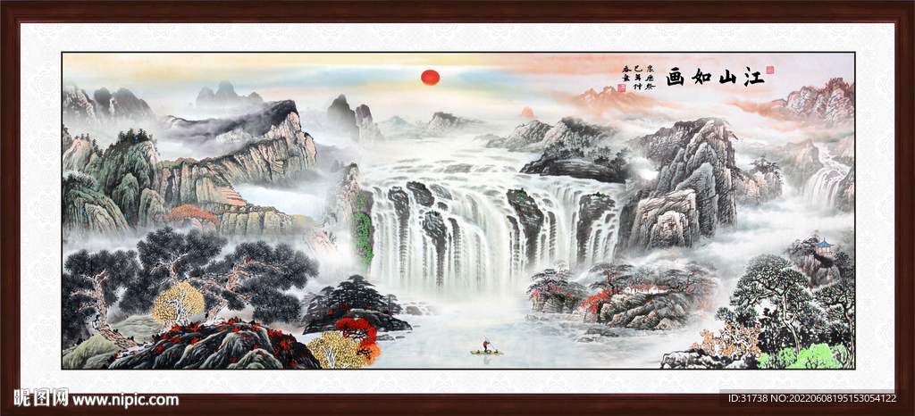 客厅山水画