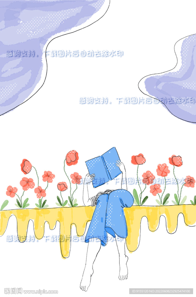 读书的女孩