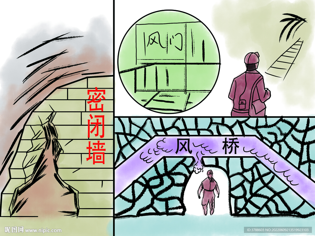 煤矿安全漫画