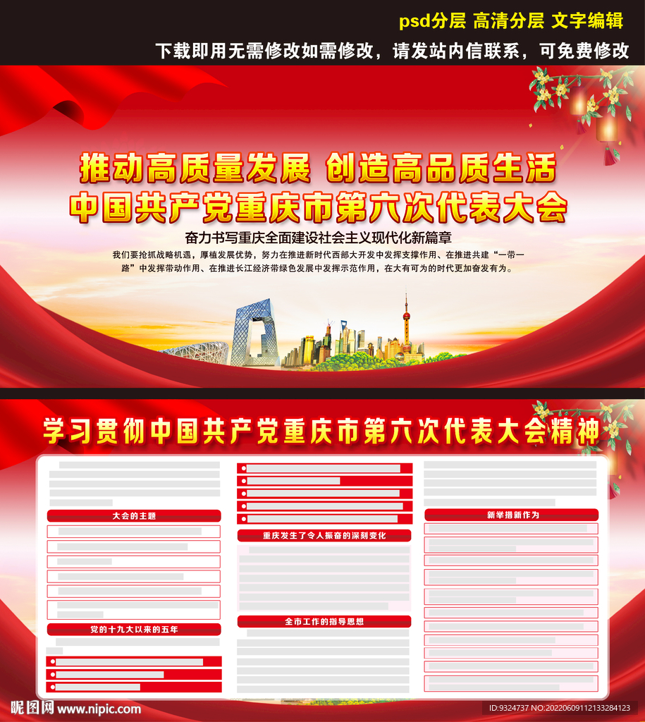 重庆市第六次党代会