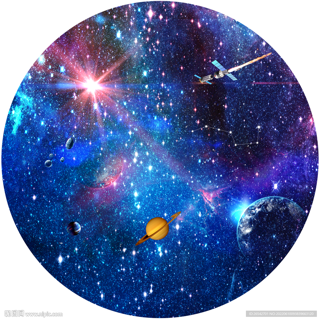 圆形星空