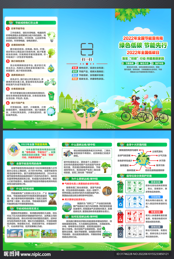 2022年全国节能宣传周折页