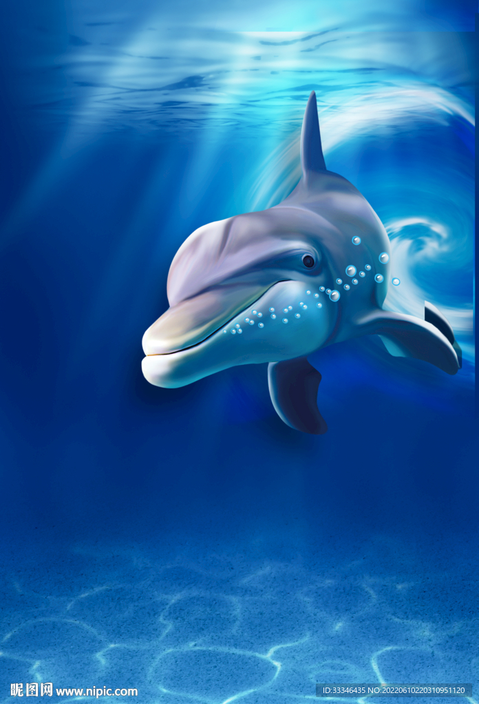 海豚壁画 