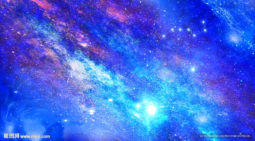 蓝色星空
