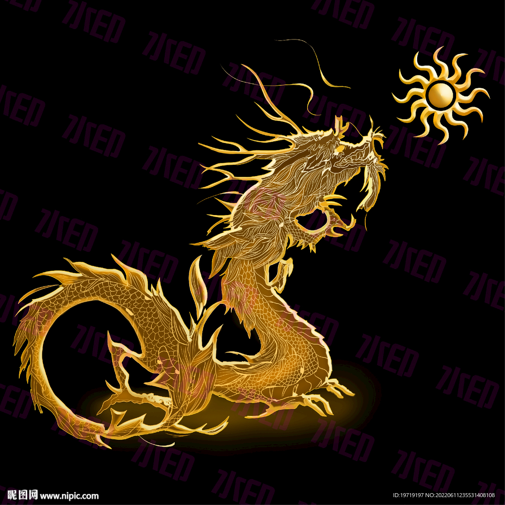 龙抬头太阳