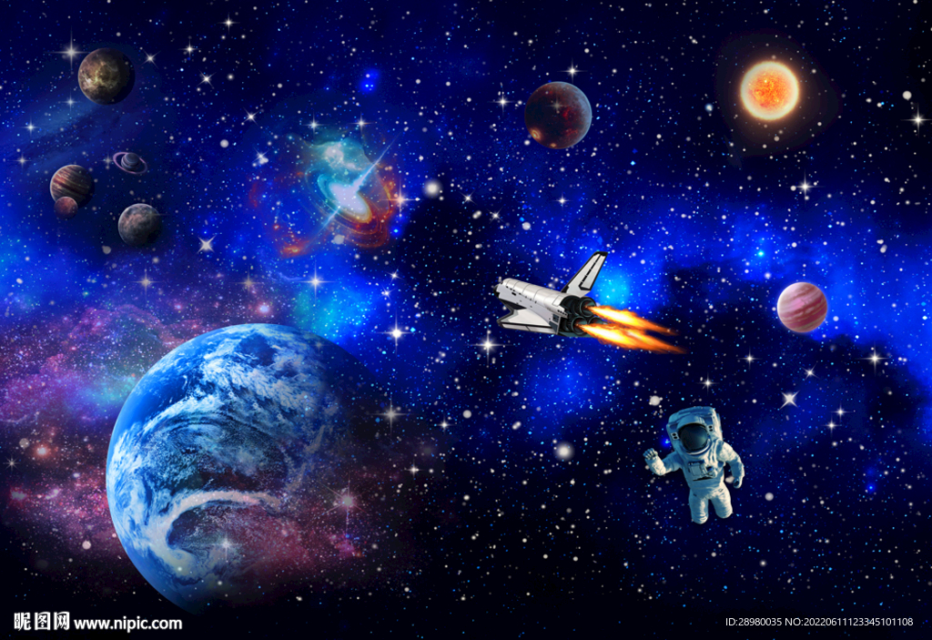 宇航员宇宙星球