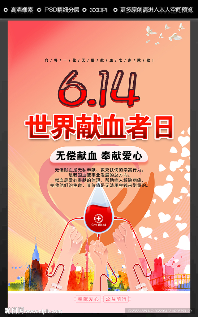 献血海报