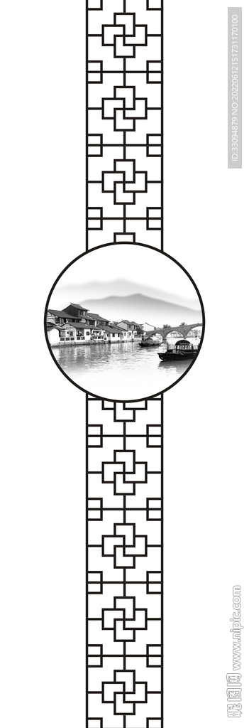 高清分层透明底平开门打印图