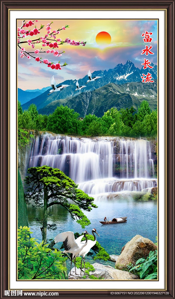 玄关山水画