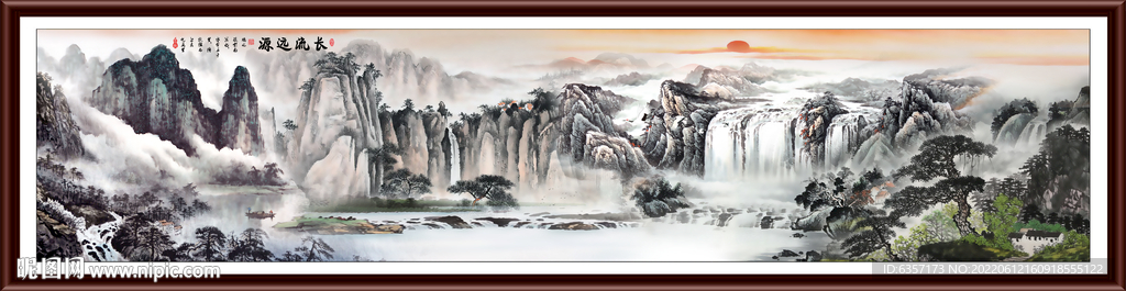 国画山水画