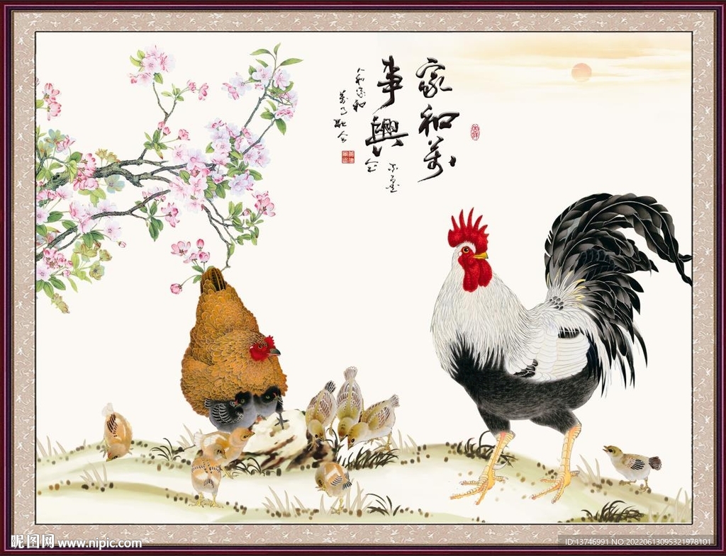 金鸡报晓