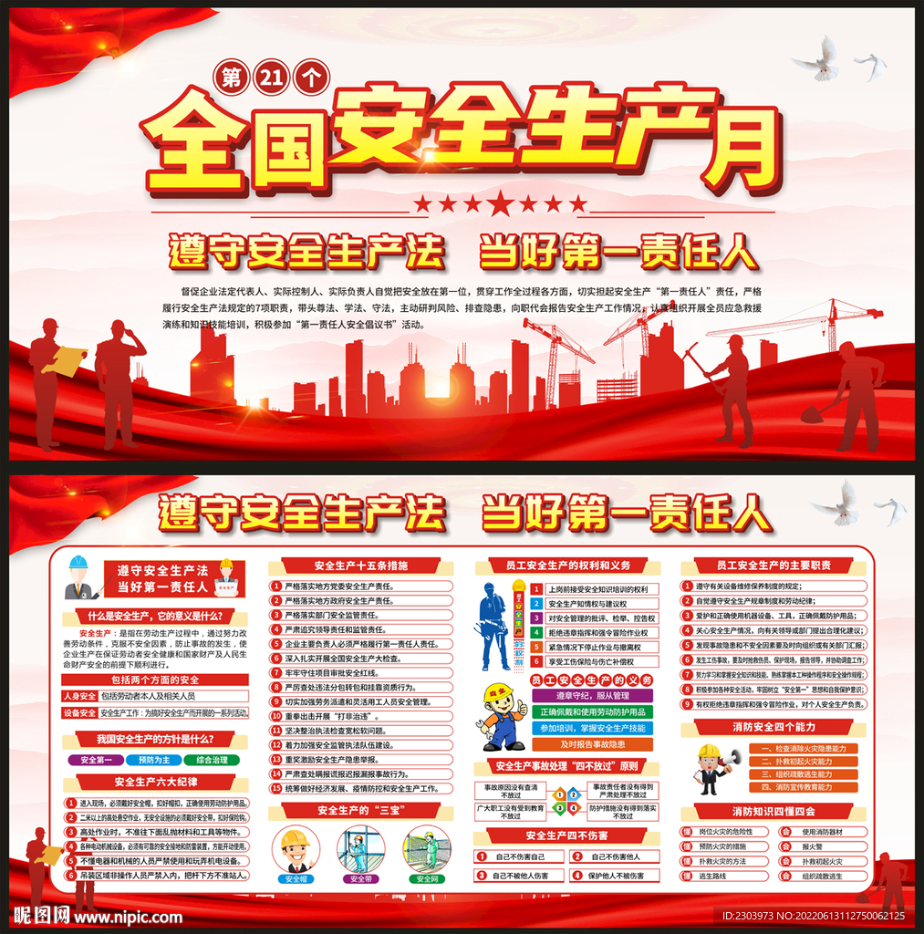 安全生产月宣传栏