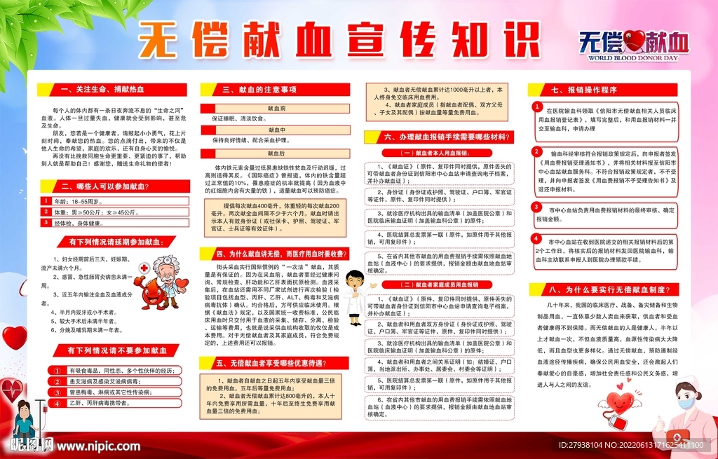 无偿献血宣传