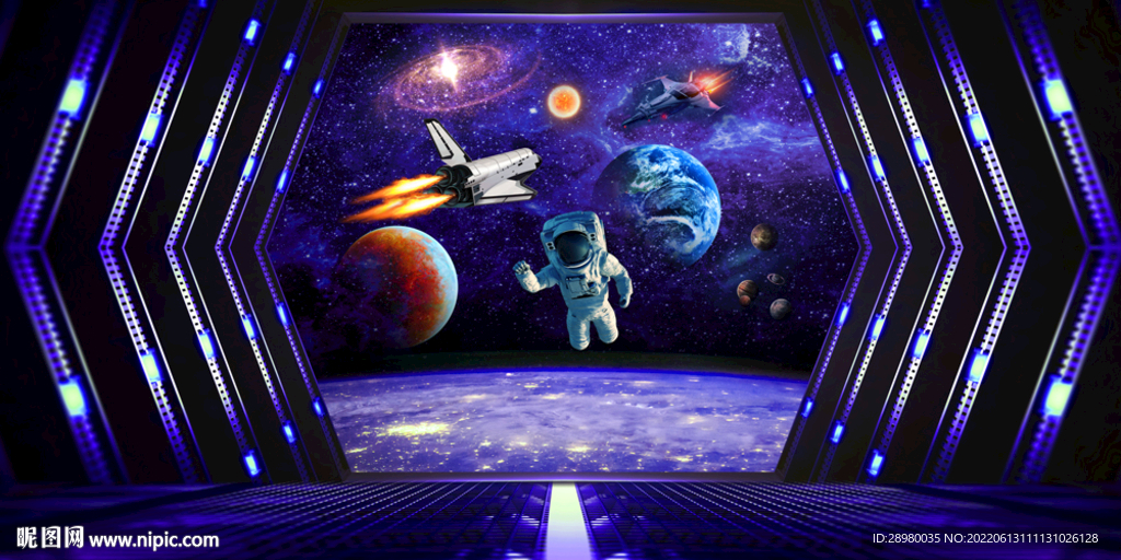 宇航员宇宙飞船