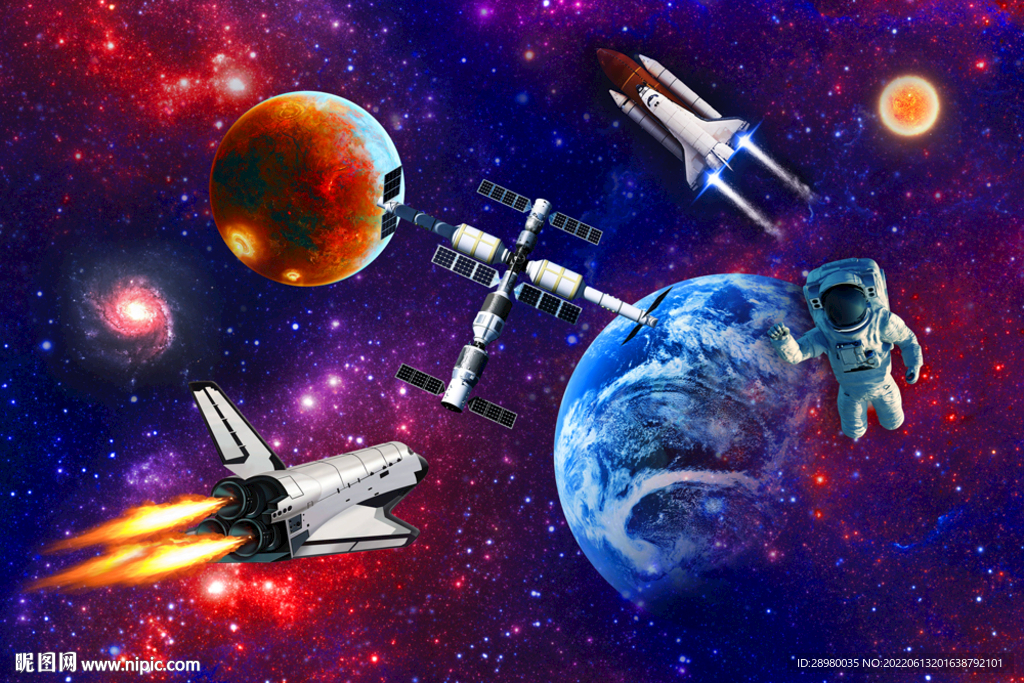 太空飞船宇航员