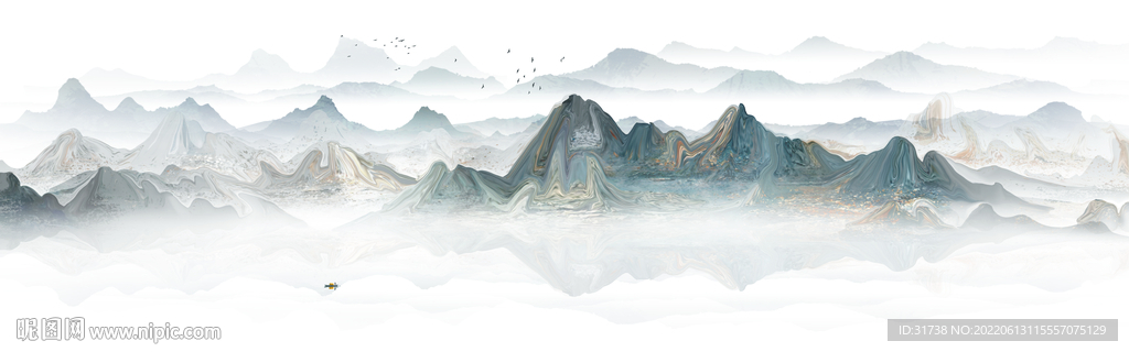 意境山水画