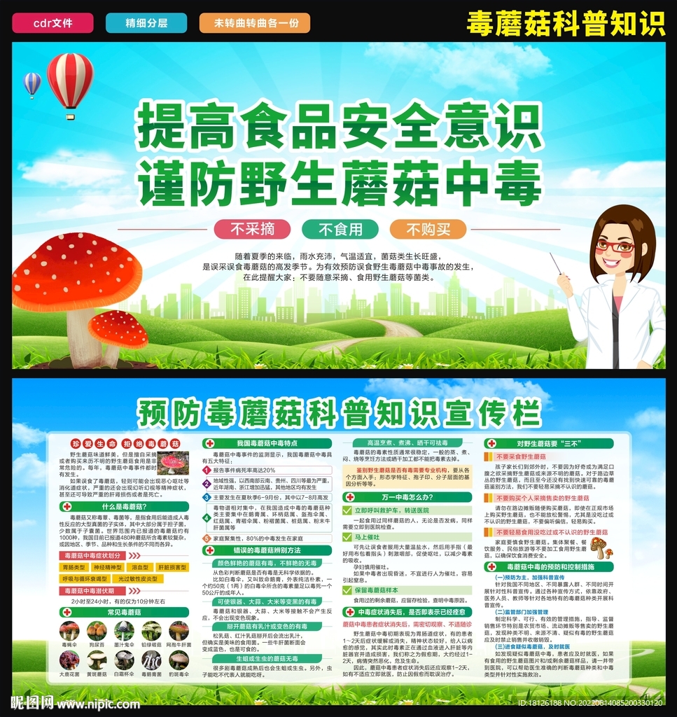 预防毒蘑菇中毒知识