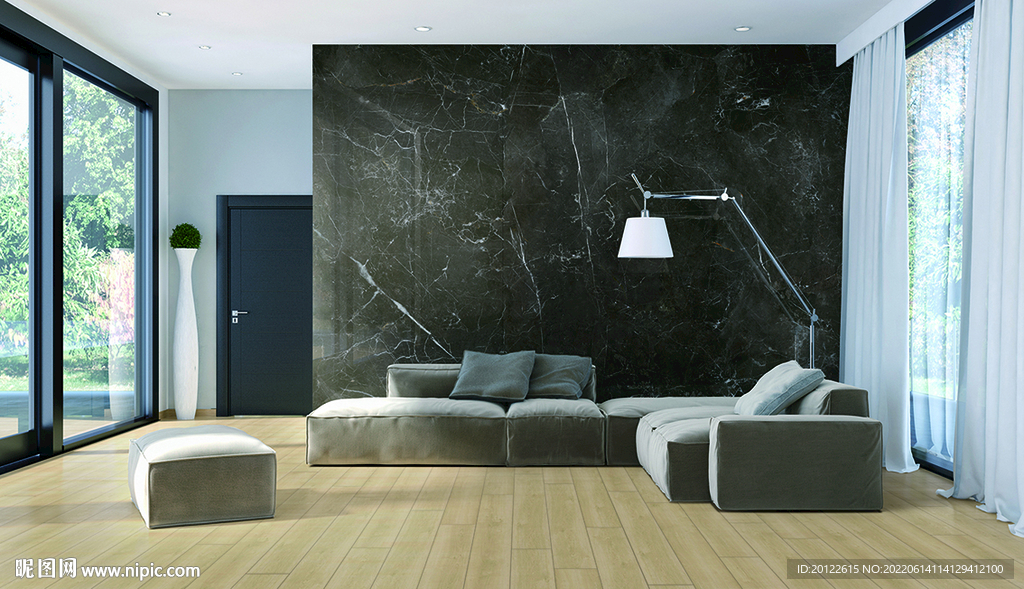 岩板分层效果图