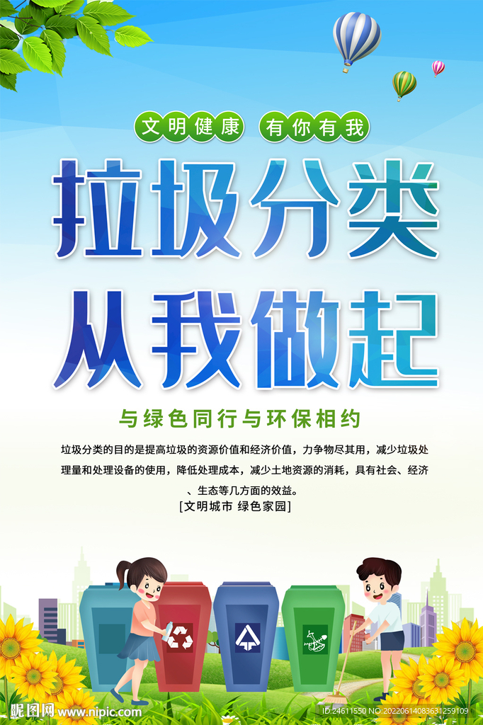 垃圾分类海报