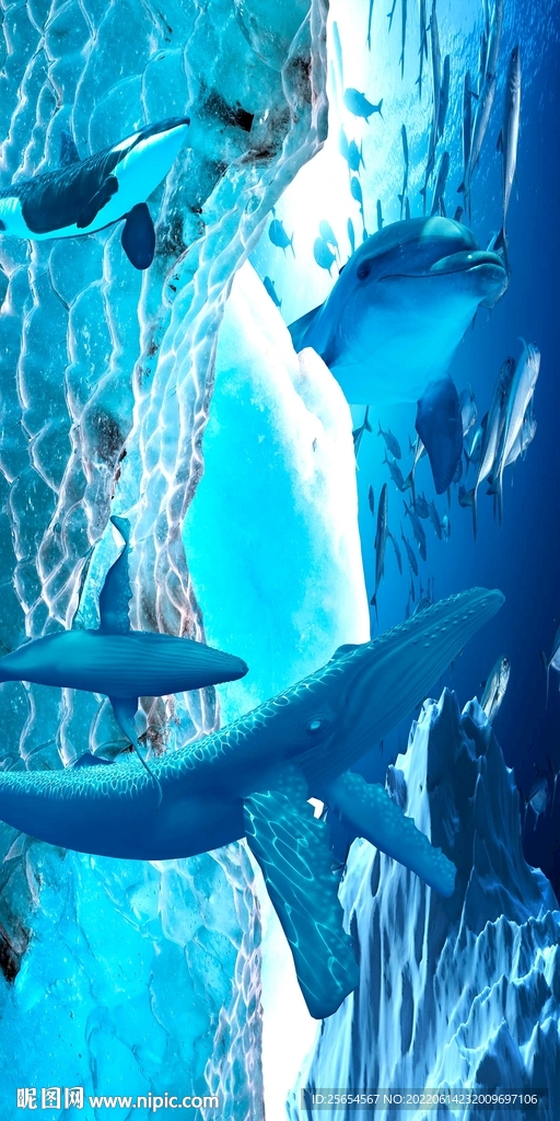 海底3D世界玄关