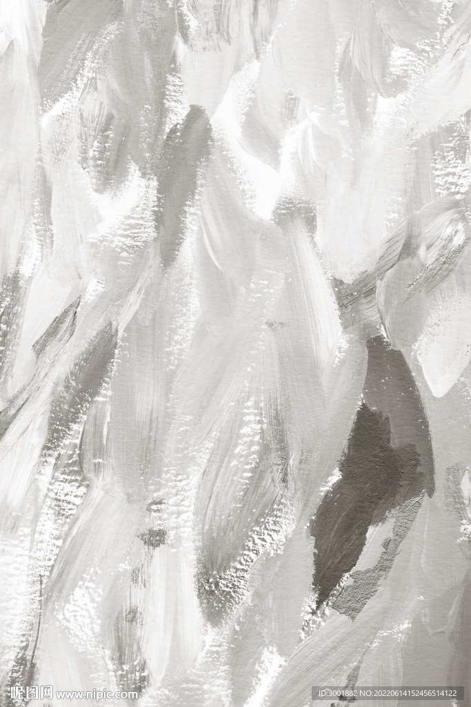 轻奢装饰画 灰白抽象画