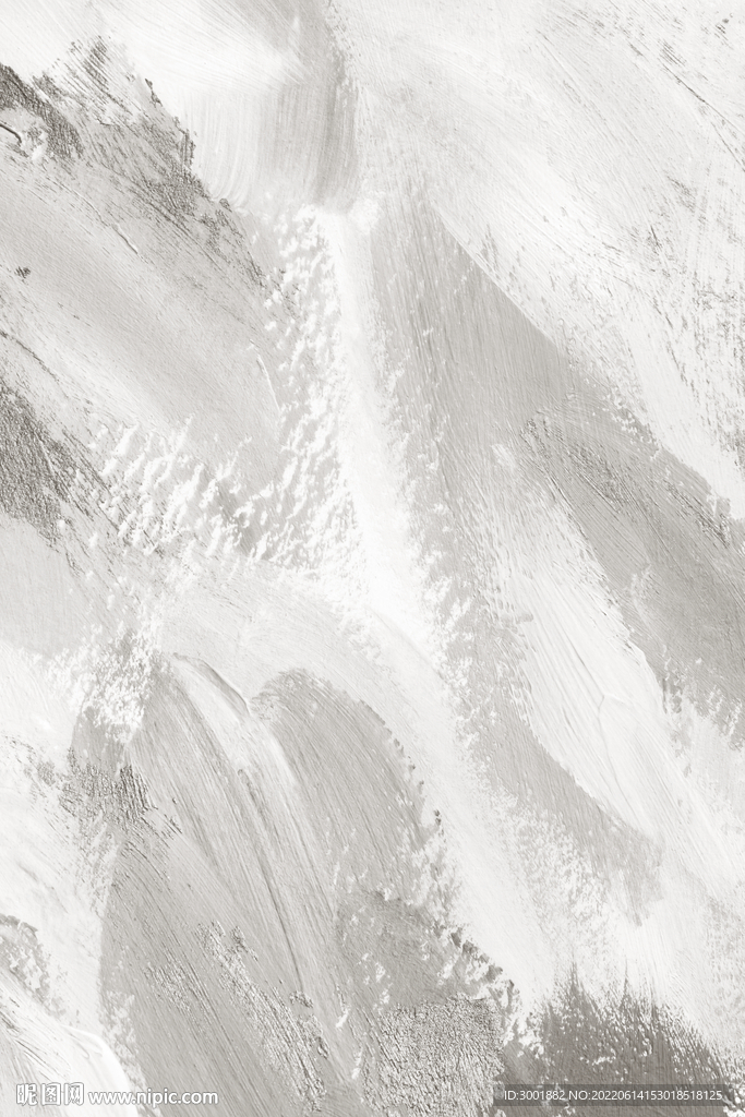 轻奢装饰画 灰白抽象画