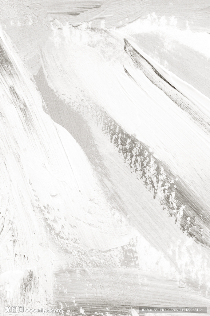 轻奢装饰画 灰白抽象画