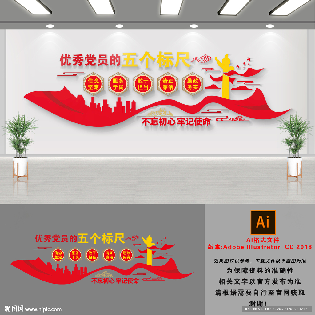 党员五个标尺