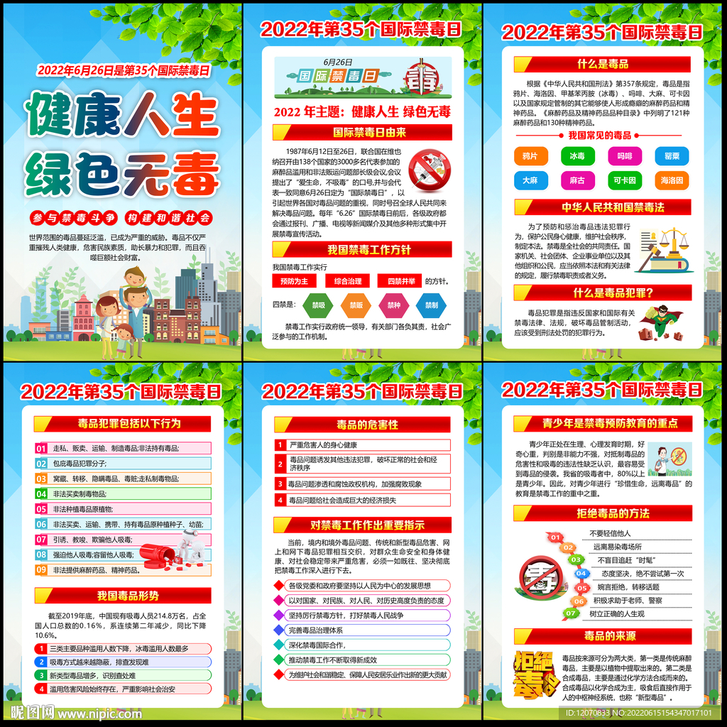 禁毒宣传展板