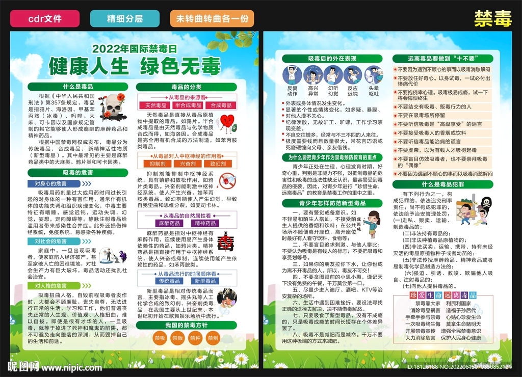 禁毒宣传单