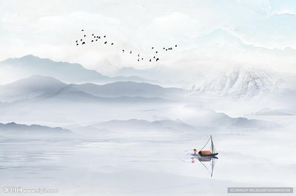 新中式背景墙