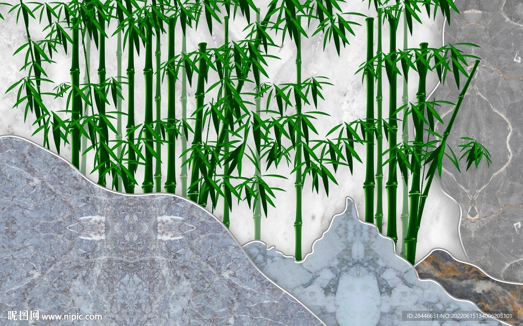 新中式背景墙