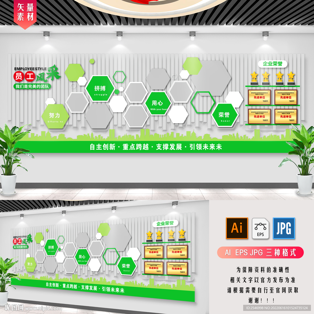 员工风彩 企业文化墙