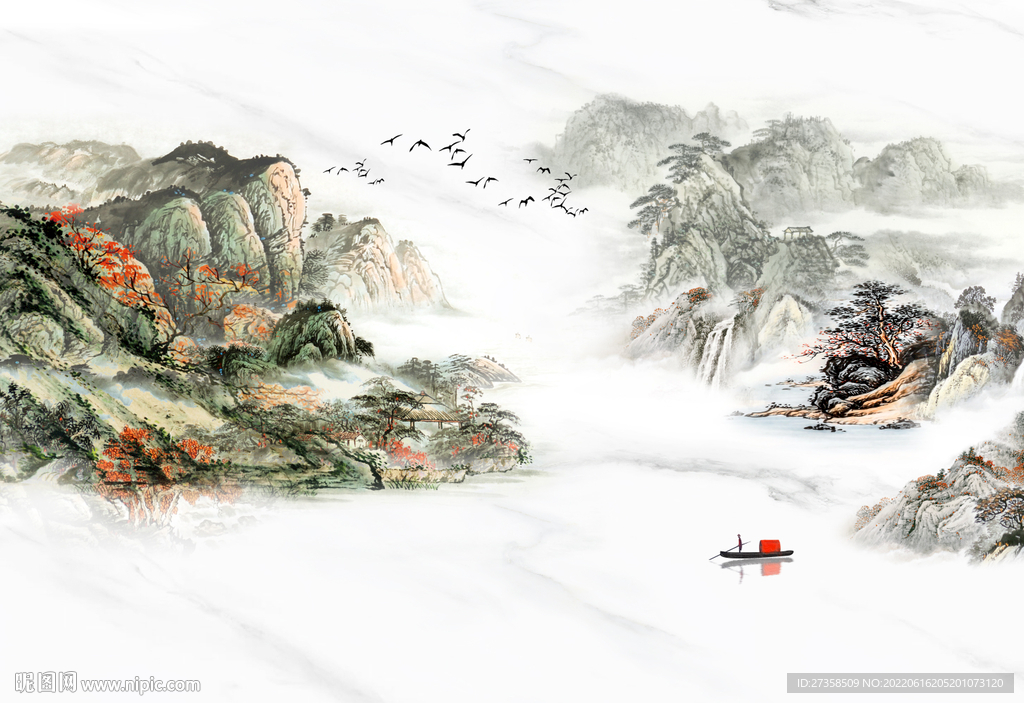 中式山水 